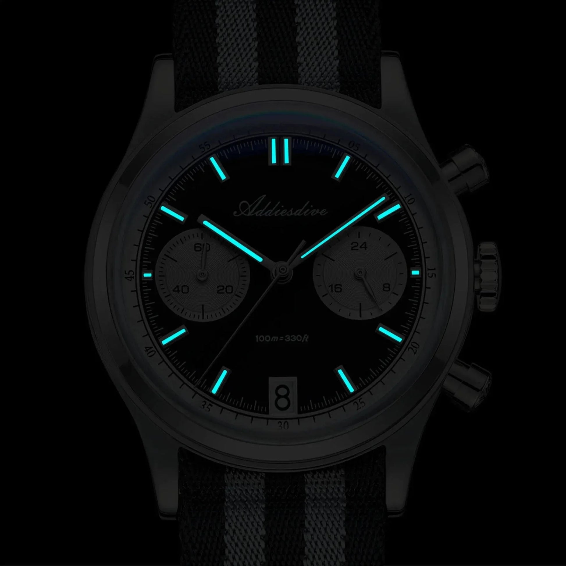 ADDIESDIVE 38mm VK64 Chronograph Watch AD2095 - DREAM WATCHES