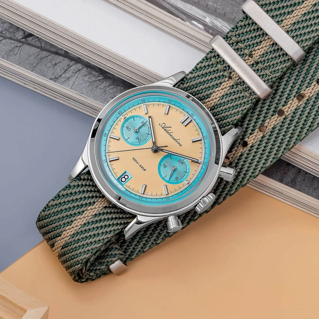 ADDIESDIVE 38mm VK64 Chronograph Watch AD2095 - DREAM WATCHES