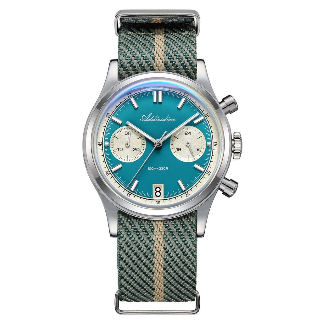 ADDIESDIVE 38mm VK64 Chronograph Watch AD2095 - DREAM WATCHES