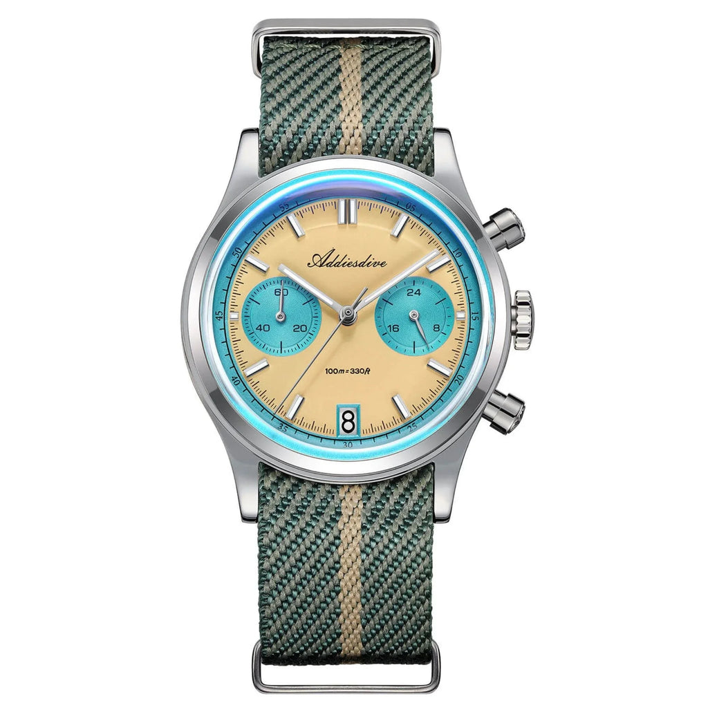 ADDIESDIVE 38mm VK64 Chronograph Watch AD2095 - DREAM WATCHES