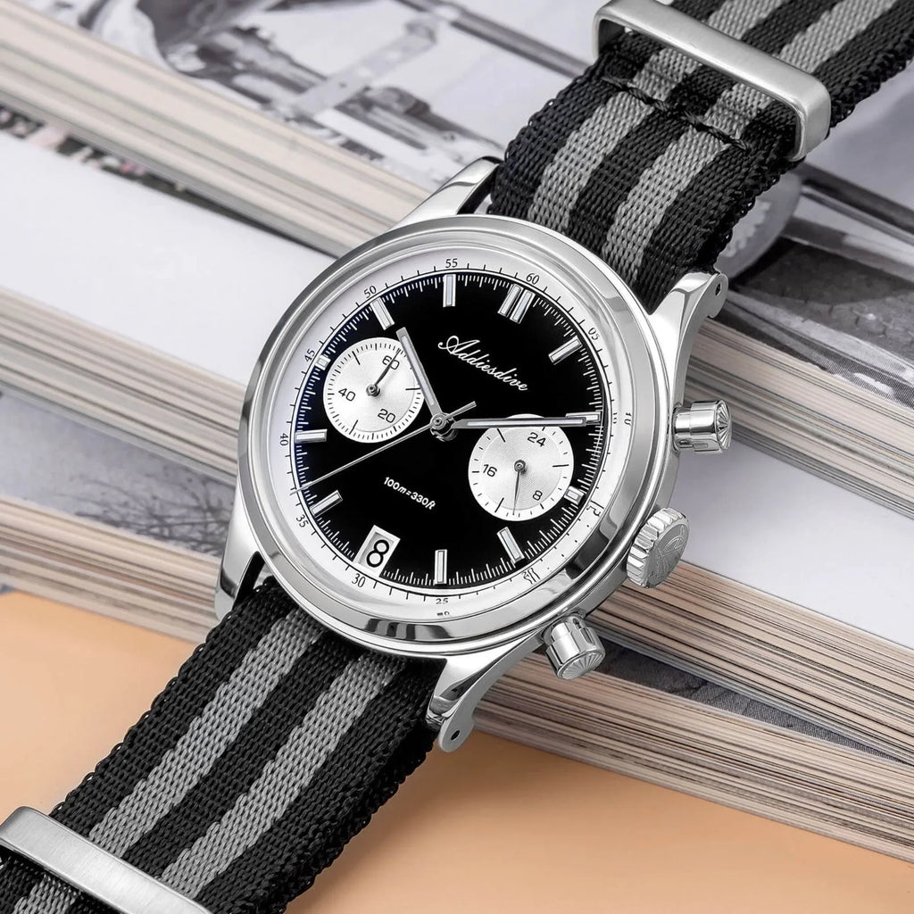 ADDIESDIVE 38mm VK64 Chronograph Watch AD2095 - DREAM WATCHES