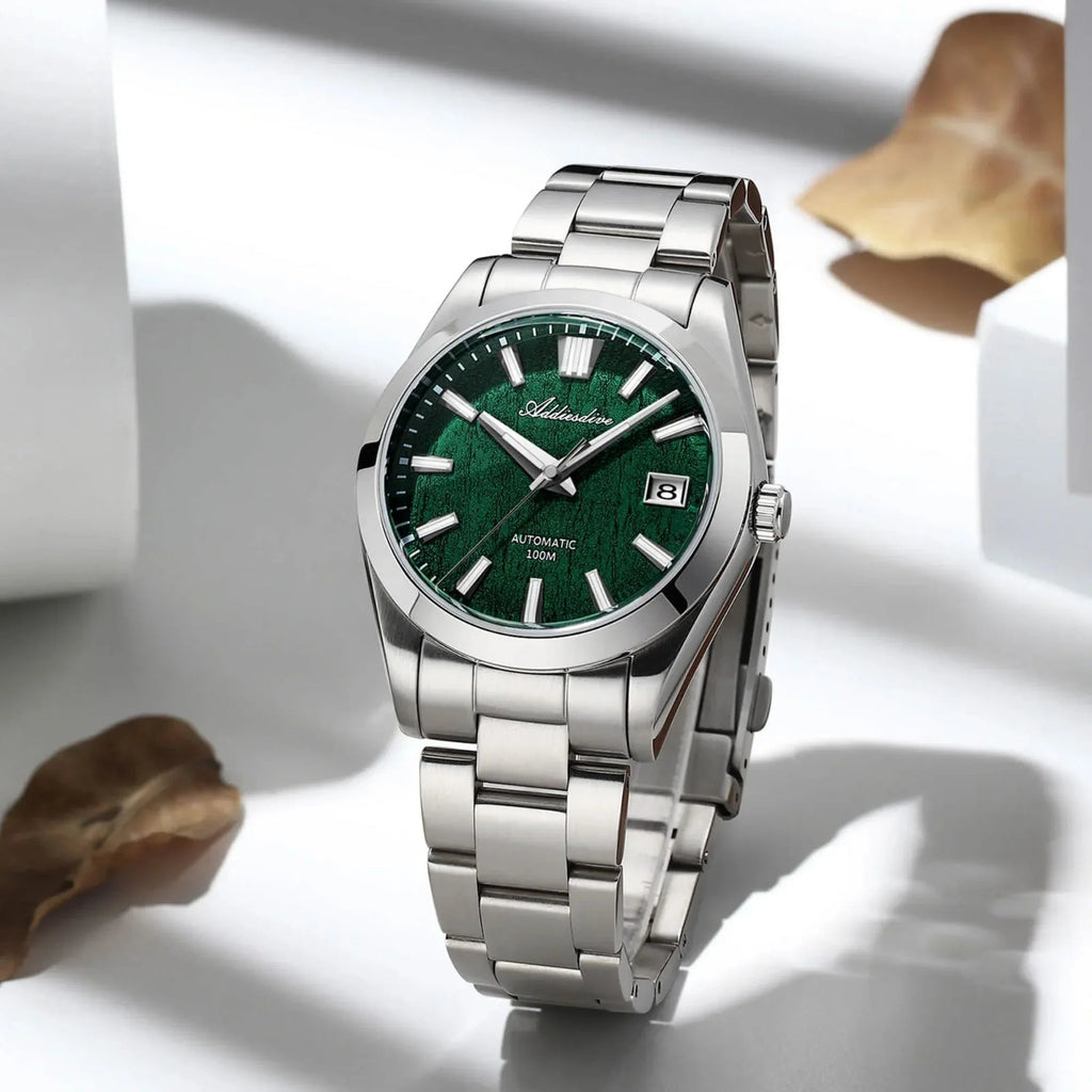 ADDIESDIVE 39mm 3D Bark Texture Dial NH35 Automatic Watch AD2075 - DREAM WATCHES