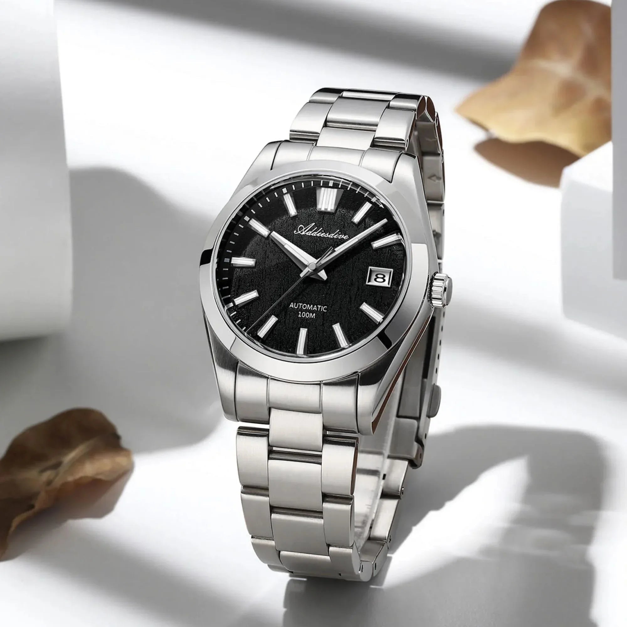 ADDIESDIVE 39mm 3D Bark Texture Dial NH35 Automatic Watch AD2075 - DREAM WATCHES