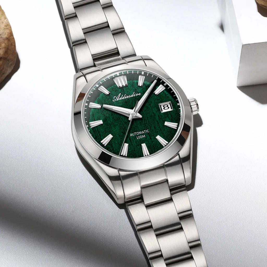 ADDIESDIVE 39mm 3D Bark Texture Dial NH35 Automatic Watch AD2075 - DREAM WATCHES