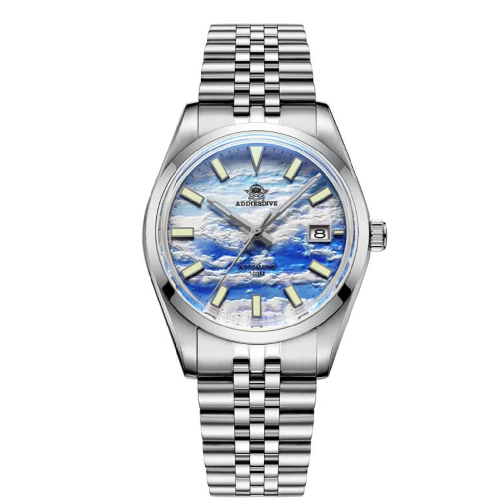 Addiesdive 39mm 3D Sea of Clouds Dial Automatic Watch (AD2041） - DREAM WATCHES