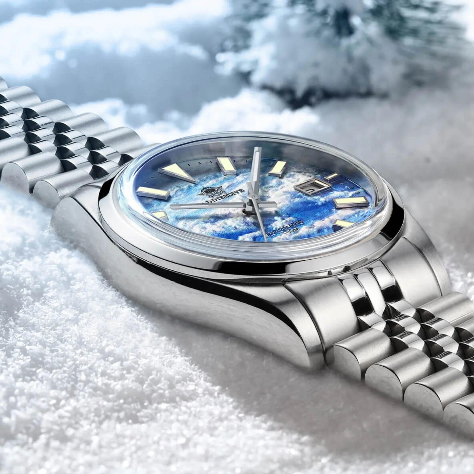 Addiesdive 39mm 3D Sea of Clouds Dial Automatic Watch (AD2041） - DREAM WATCHES