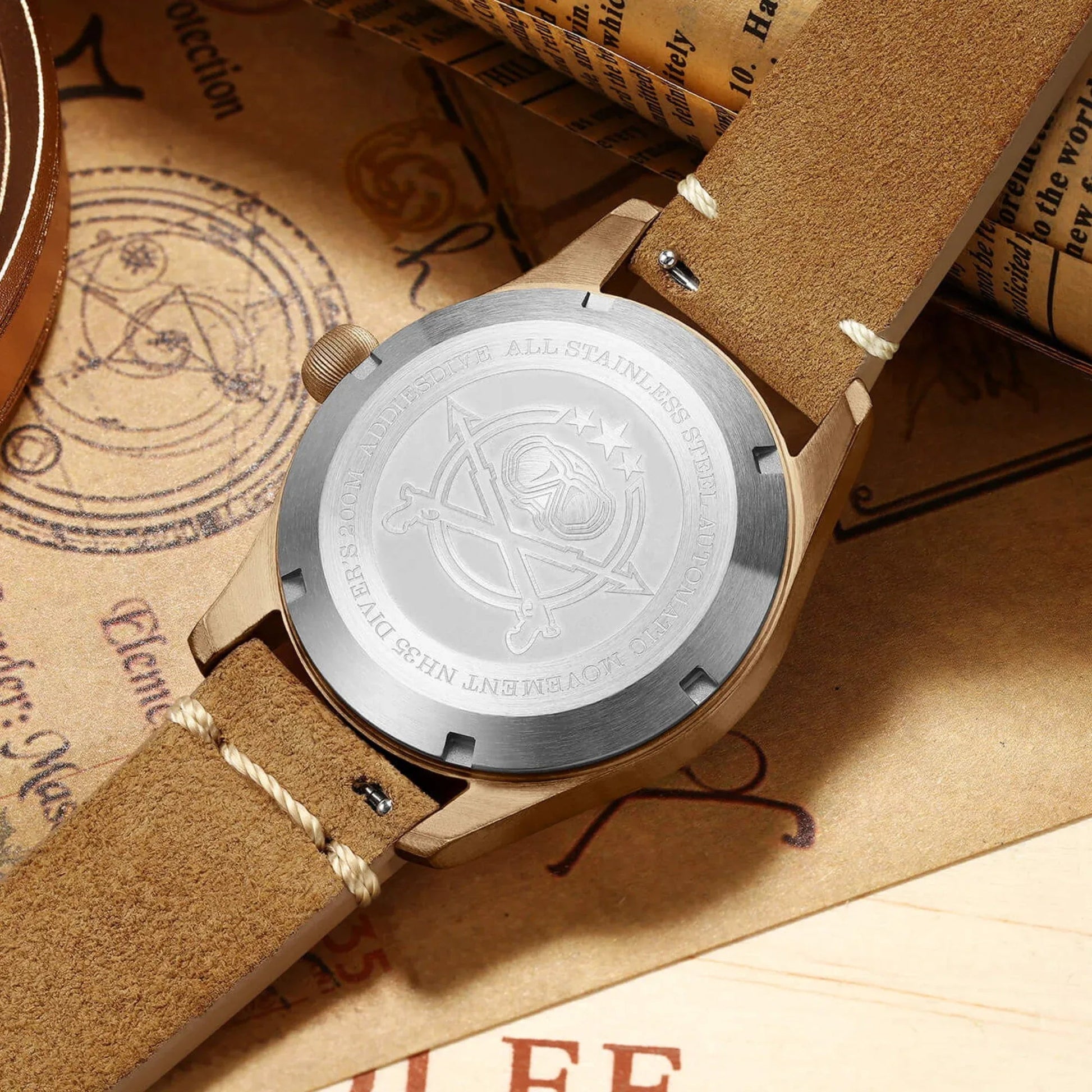 ADDIESDIVE® 39mm Bronze Men Watch (AD2114） - DREAM WATCHES