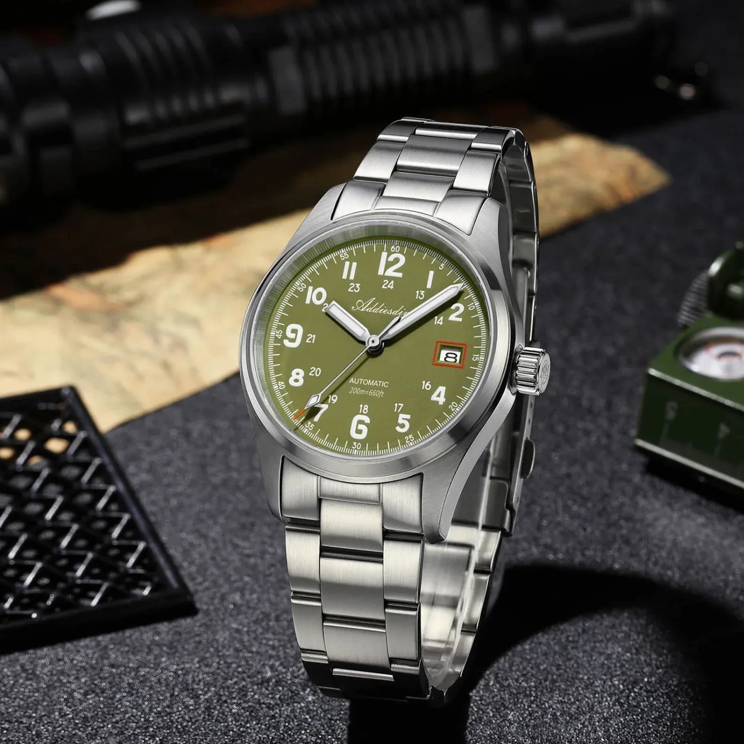 ADDIESDIVE 39mm Explore NH35 Automatic Watch AD2070 - DREAM WATCHES