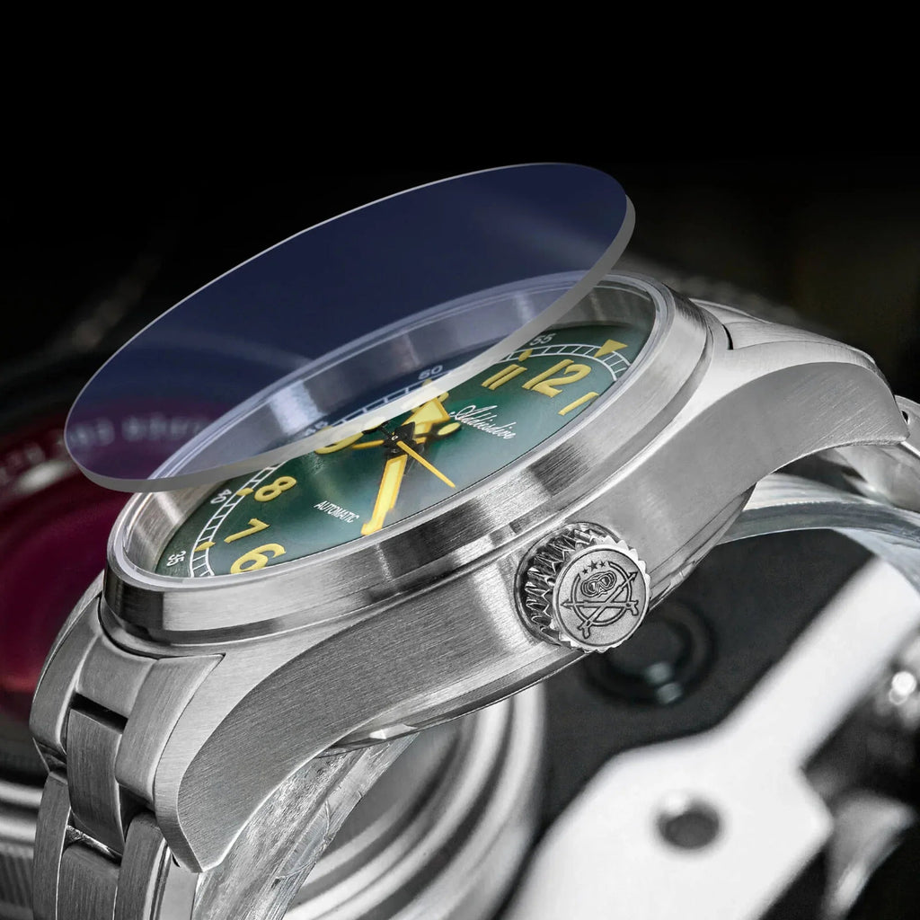 ADDIESDIVE 39mm Retro Mechanical Men Watch AD2055 - DREAM WATCHES