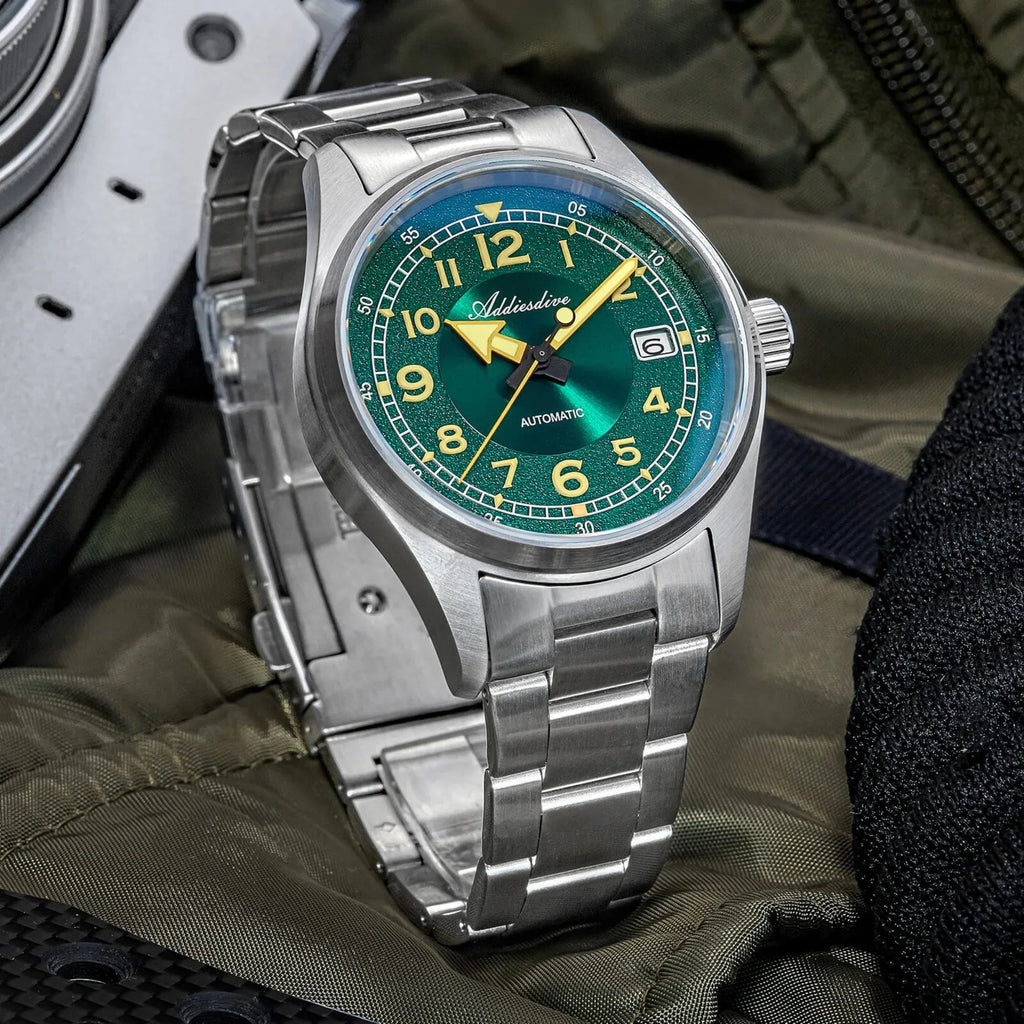 ADDIESDIVE 39mm Retro Mechanical Men Watch AD2055 - DREAM WATCHES
