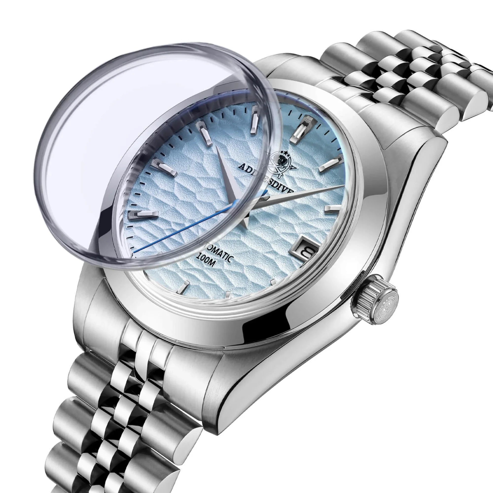 ADDIESDIVE 39mm Retro Mechanical Men Watch AD2118 - Blue - DREAM WATCHES