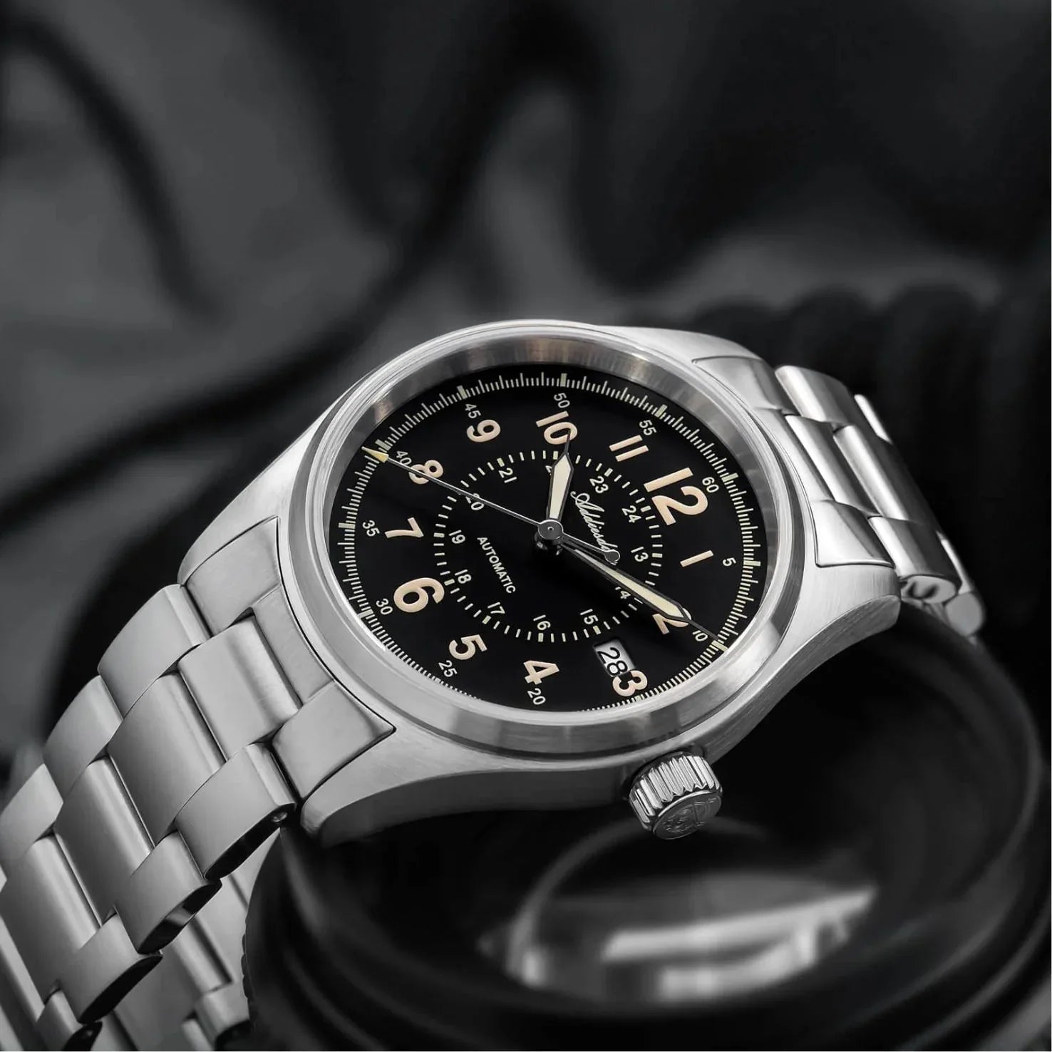 ADDIESDIVE 39mm Sapphire Crystal Automatic Field Watch AD2074 - DREAM WATCHES