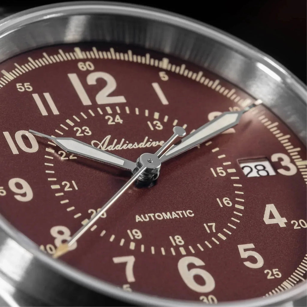ADDIESDIVE 39mm Sapphire Crystal Automatic Watch Field Watch AD2074 - DREAM WATCHES