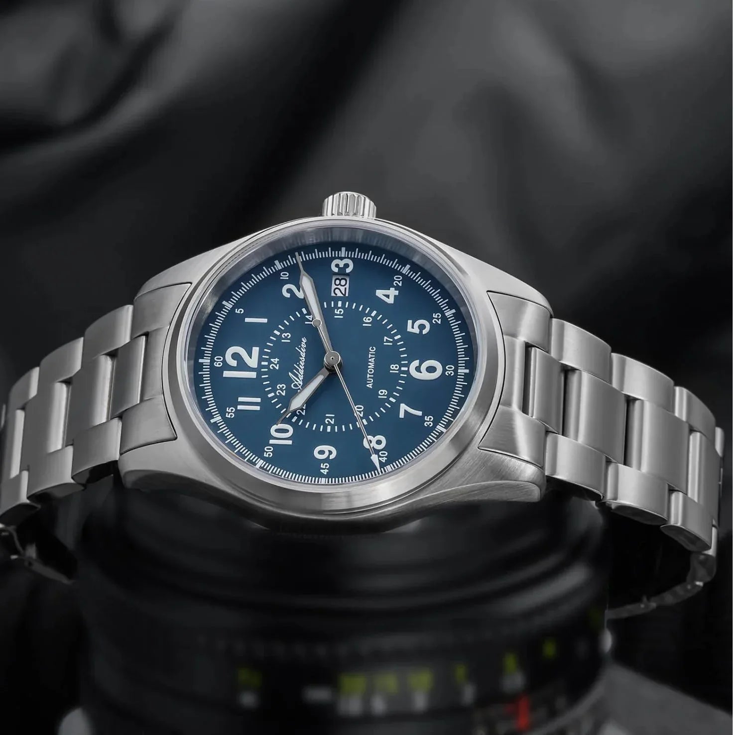 ADDIESDIVE 39mm Sapphire Crystal Automatic Watch Field Watch AD2074 - DREAM WATCHES