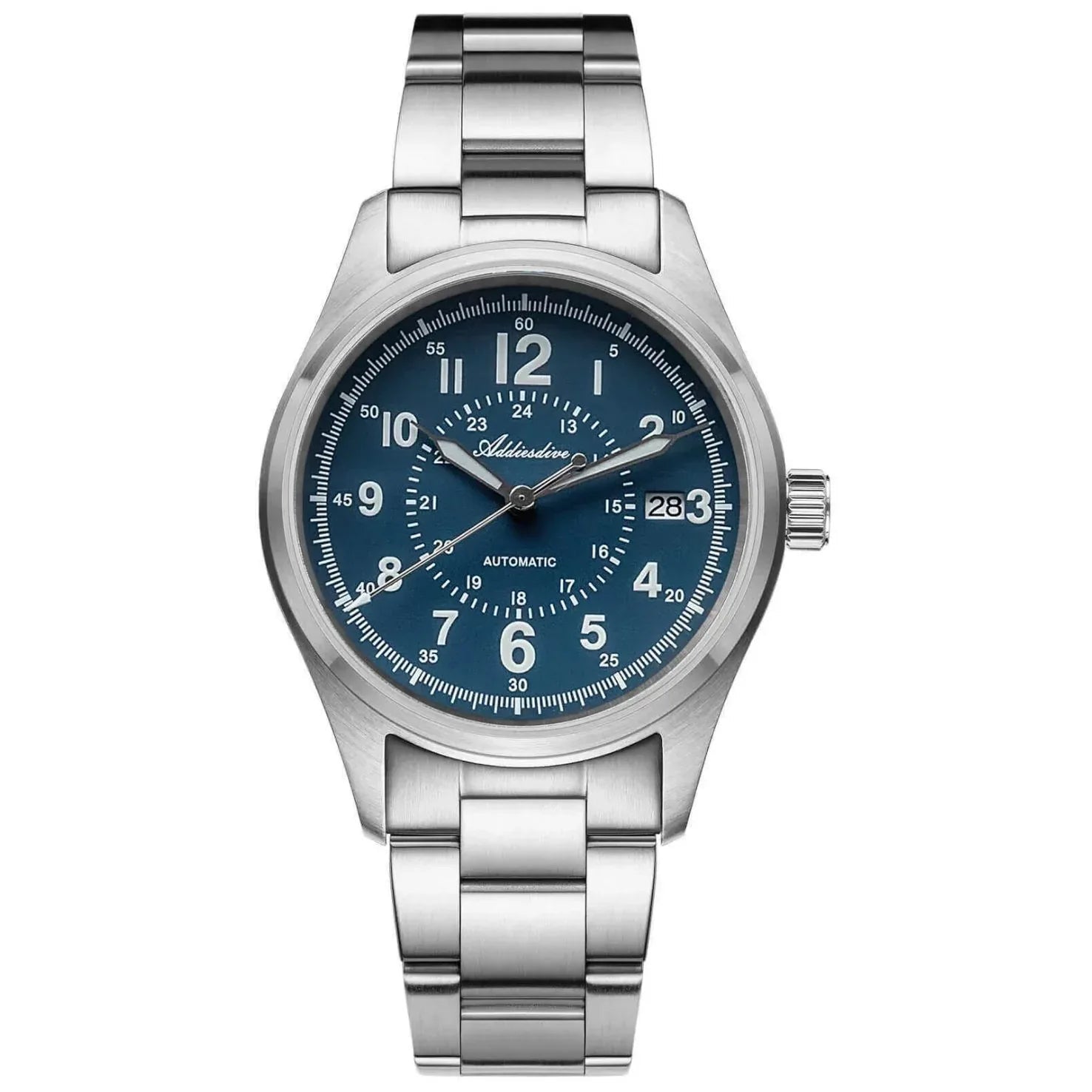 ADDIESDIVE 39mm Sapphire Crystal Automatic Watch Field Watch AD2074 - DREAM WATCHES