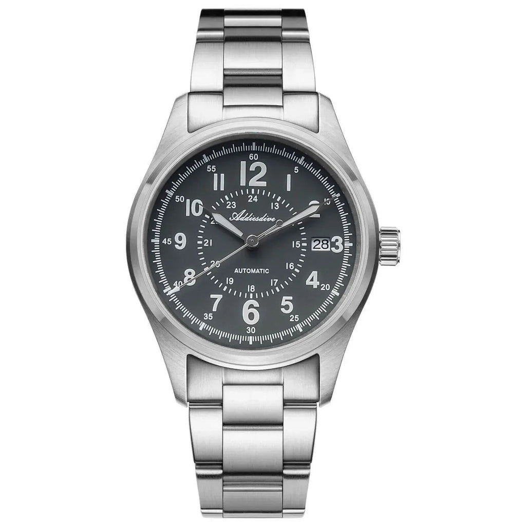 ADDIESDIVE 39mm Sapphire Crystal Automatic Watch Field Watch AD2074 - DREAM WATCHES