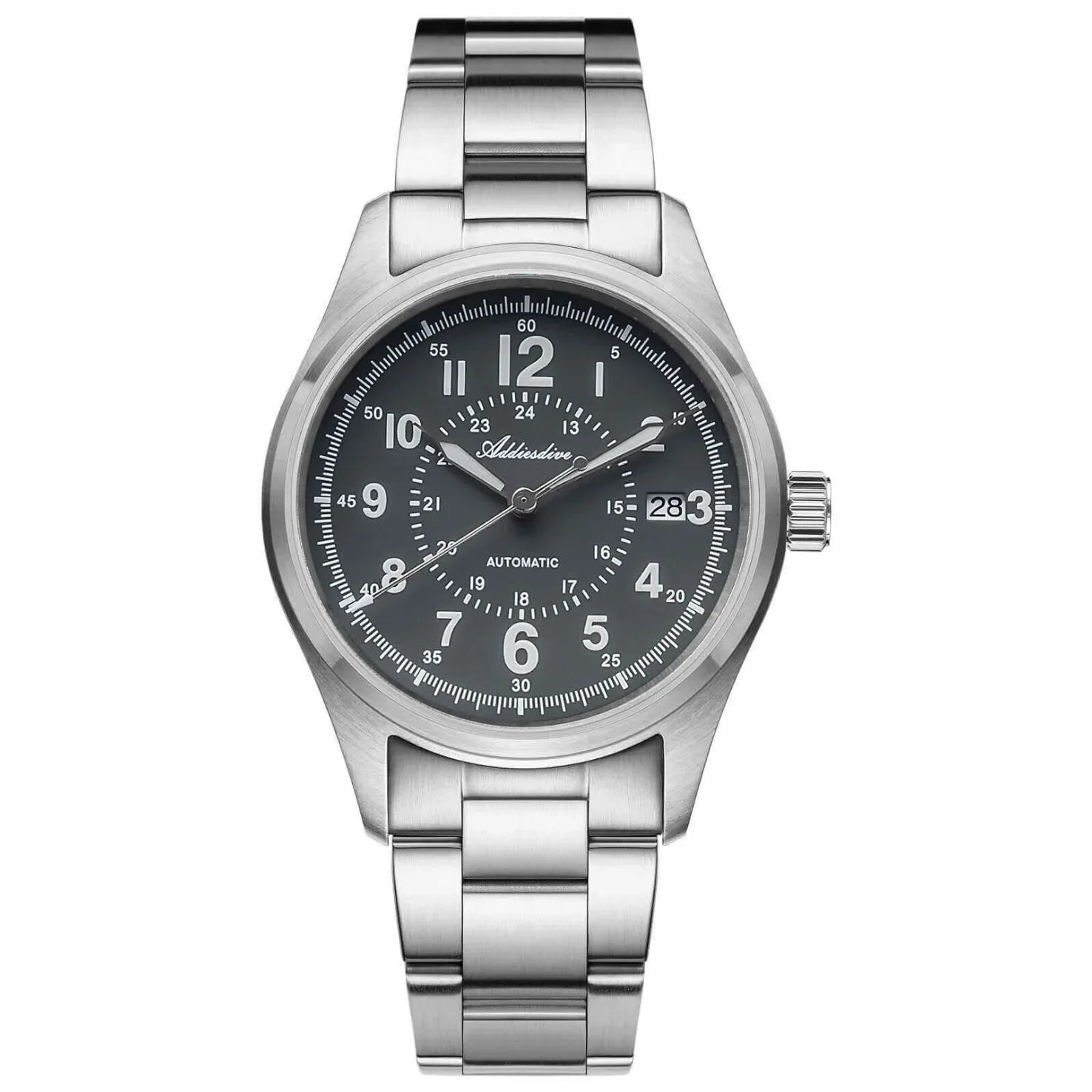 ADDIESDIVE 39mm Sapphire Crystal Automatic Watch Field Watch AD2074 - DREAM WATCHES