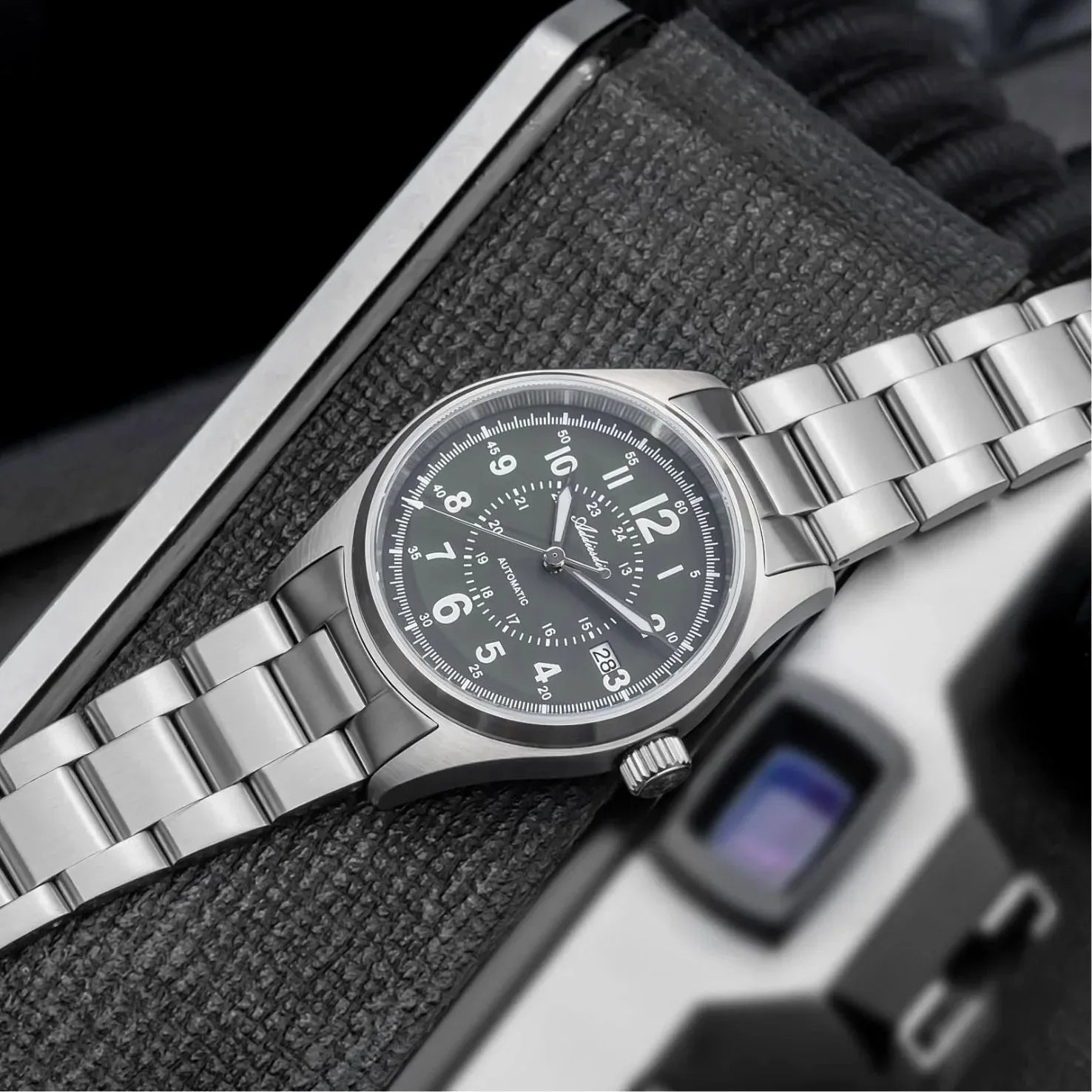 ADDIESDIVE 39mm Sapphire Crystal Automatic Watch Field Watch AD2074 - DREAM WATCHES