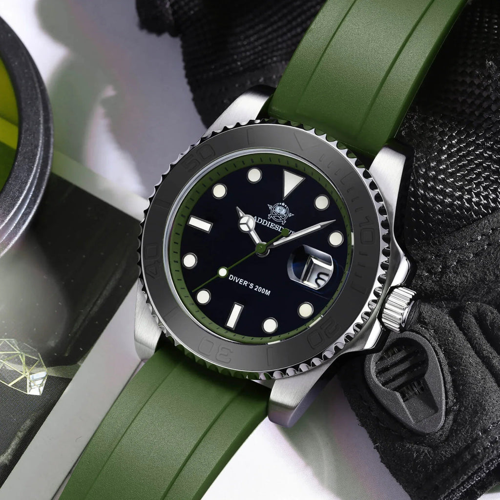 ADDIESDIVE 41mm Sports Quartz Watch Waterproof 200M (AD2040) - DREAM WATCHES