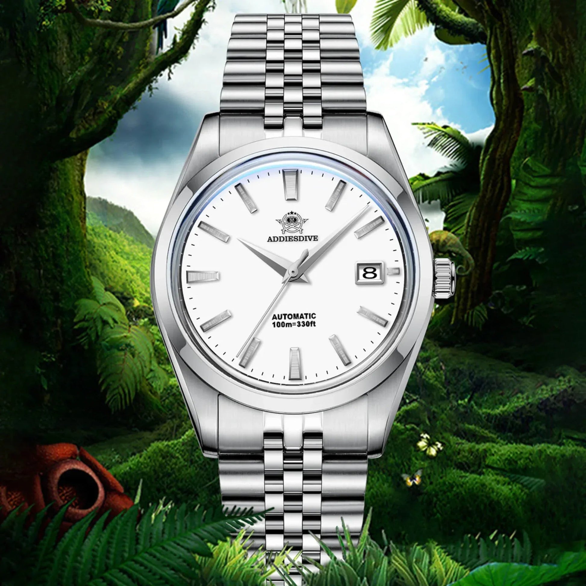 Addiesdive Automatic Watch Diver's 100M NH35 (AD2029) - DREAM WATCHES