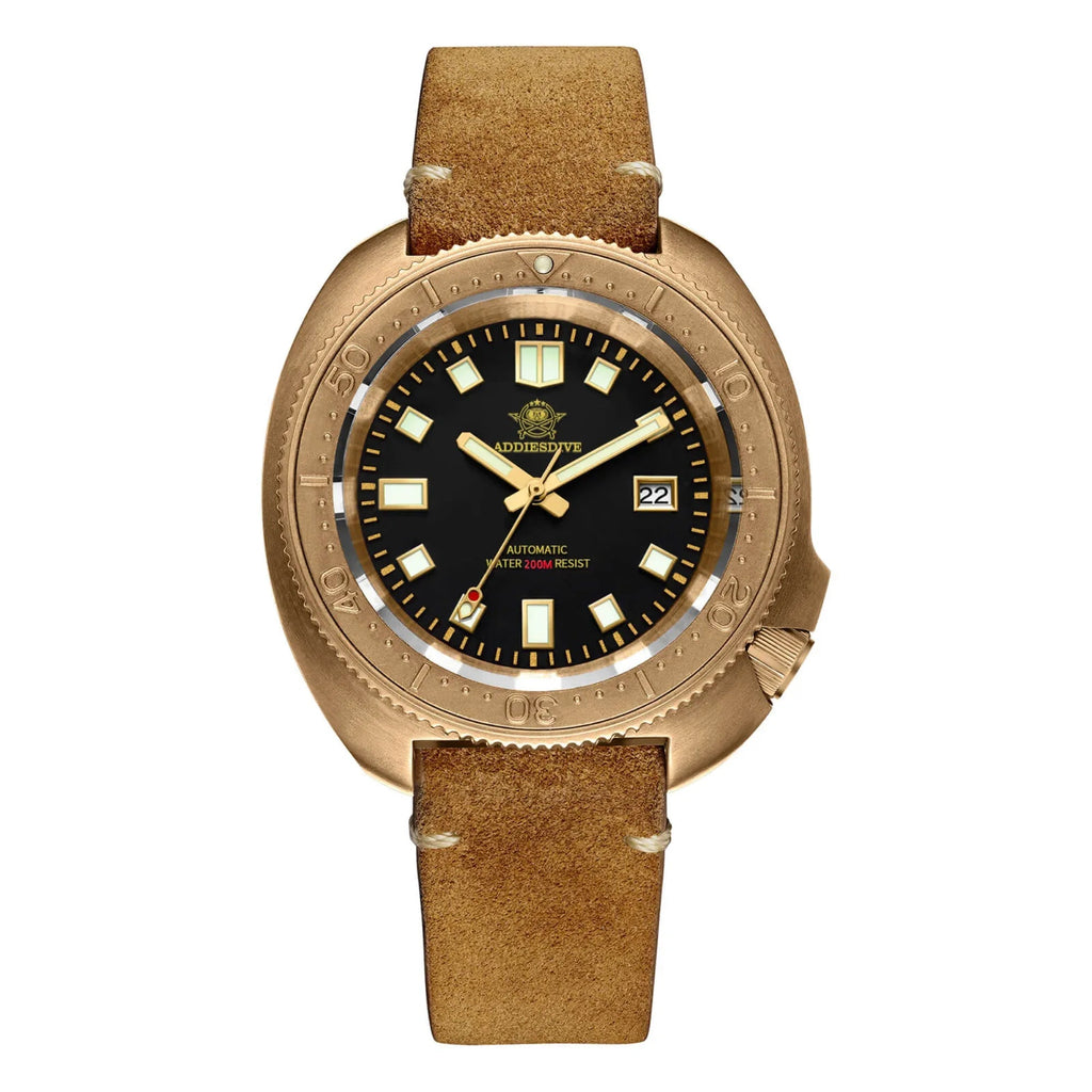 ADDIESDIVE® Bronze Turtle Diving Watch 200M (AD2104） - DREAM WATCHES