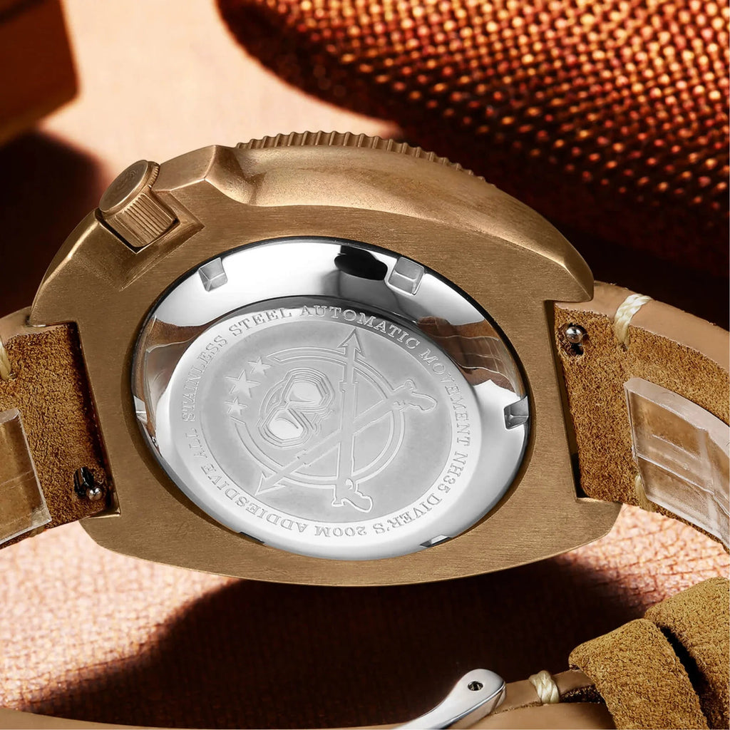 ADDIESDIVE® Bronze Turtle Diving Watch 200M AD2104 - DREAM WATCHES