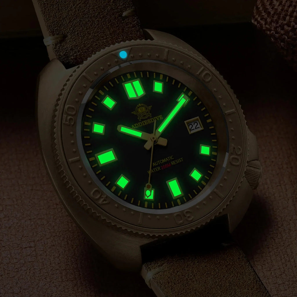 ADDIESDIVE® Bronze Turtle Diving Watch 200M AD2104 - DREAM WATCHES
