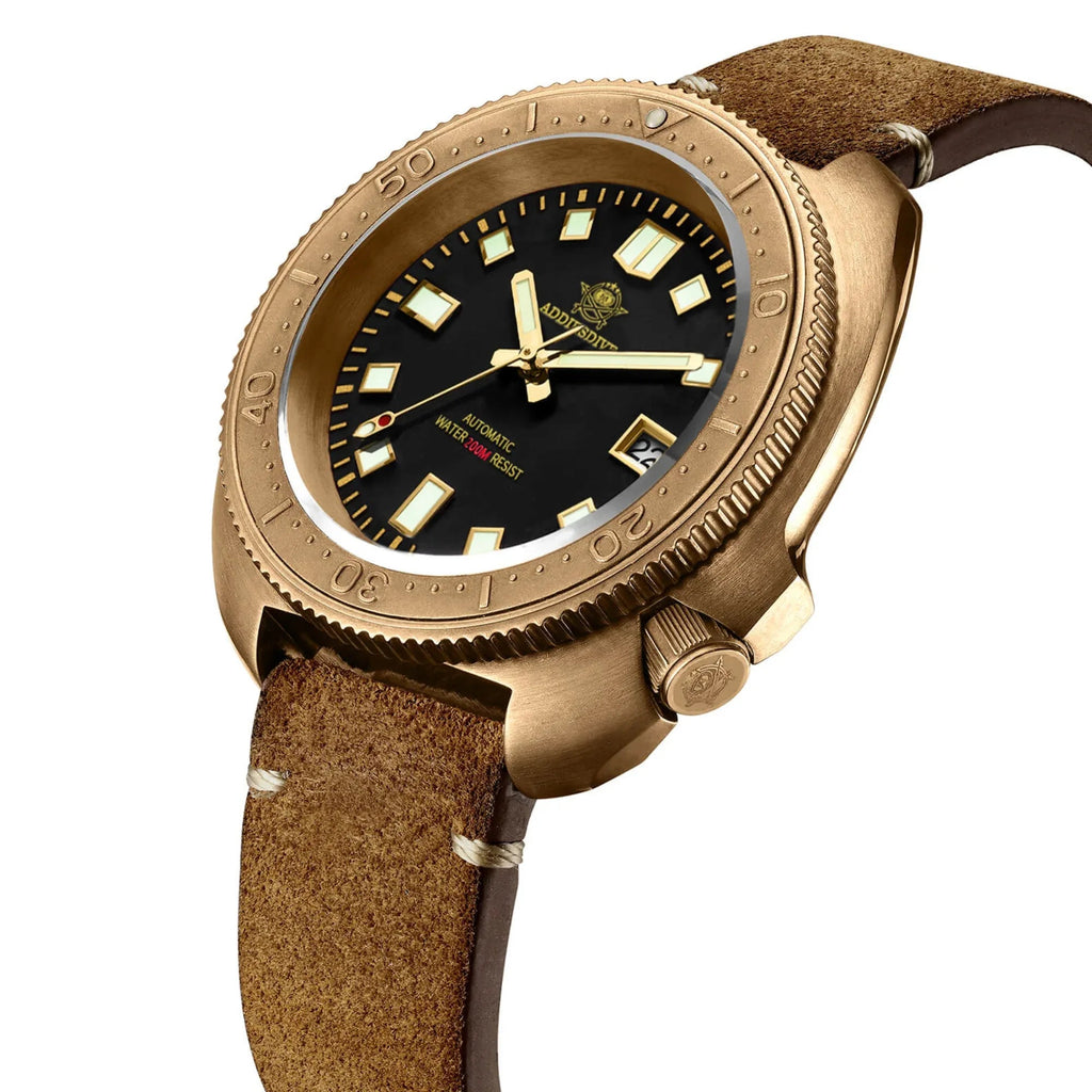 ADDIESDIVE® Bronze Turtle Diving Watch 200M (AD2104） - DREAM WATCHES