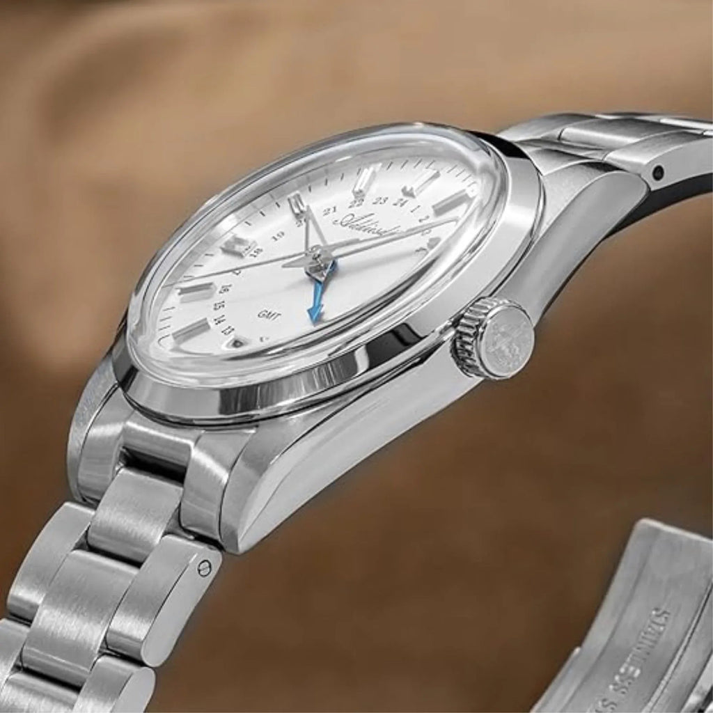 ADDIESDIVE Elegance Collection GMT Quartz Watch AD2065 - Swiss Movement - DREAM WATCHES