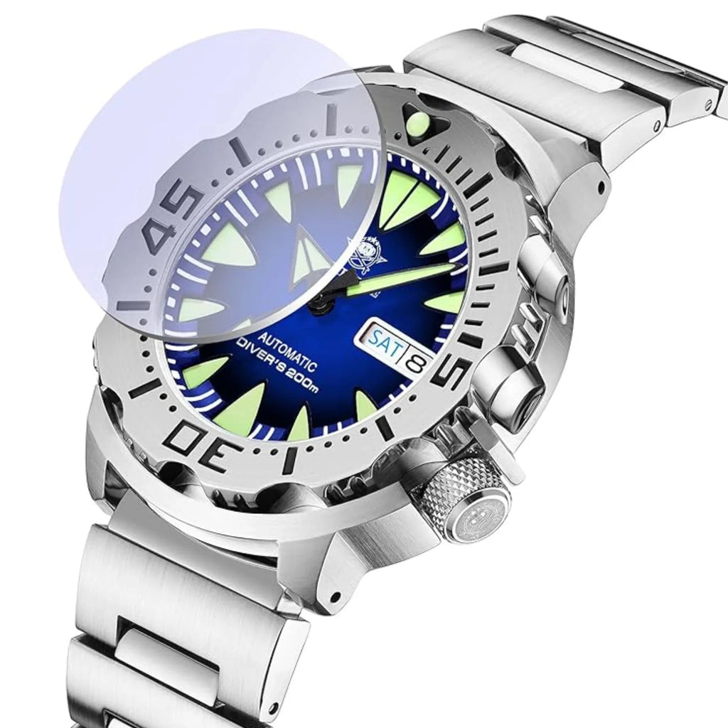 ADDIESDIVE® Monster Men's Diver Automatic Watches (AD2103) - Blue - DREAM WATCHES