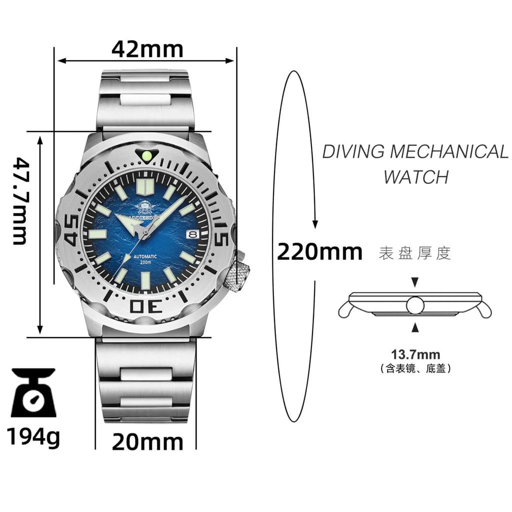 ADDIESDIVE OceanMonster Dive Watch AD2047 - DREAM WATCHES