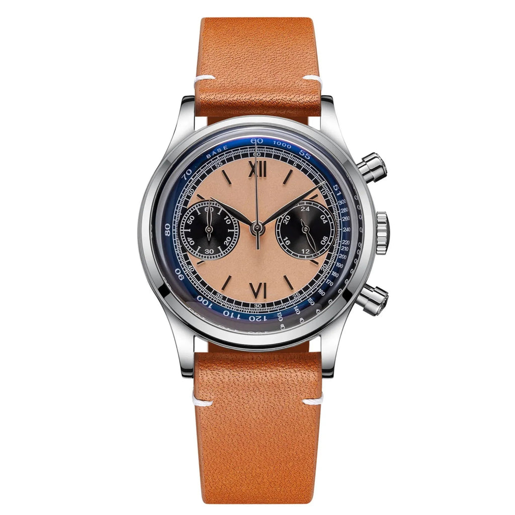 ADDIESDIVE Panda BB Chronograph Retro Men Watch 38mm Quartz Watch AD2037 - DREAM WATCHES
