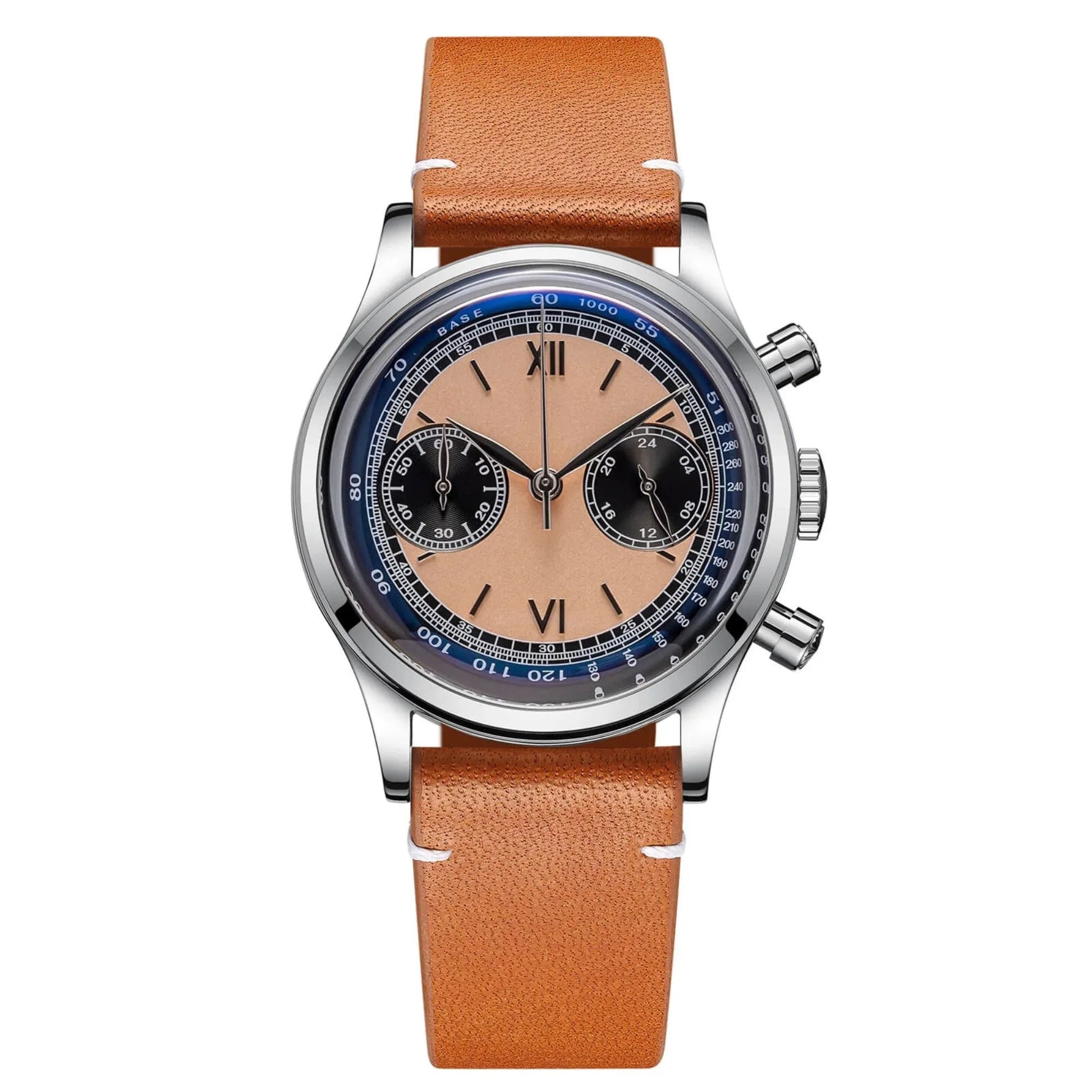 ADDIESDIVE Panda BB Chronograph Retro Men Watch 38mm Quartz Watch AD2037 - DREAM WATCHES