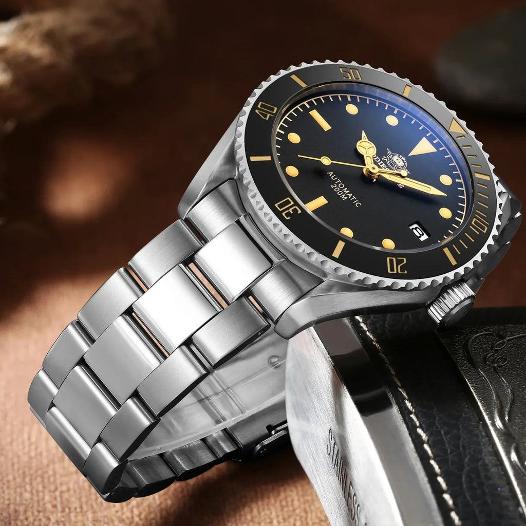 ADDIESDIVE® Scuba Leather Automatic Scuba Watch AD2101 - DREAM WATCHES
