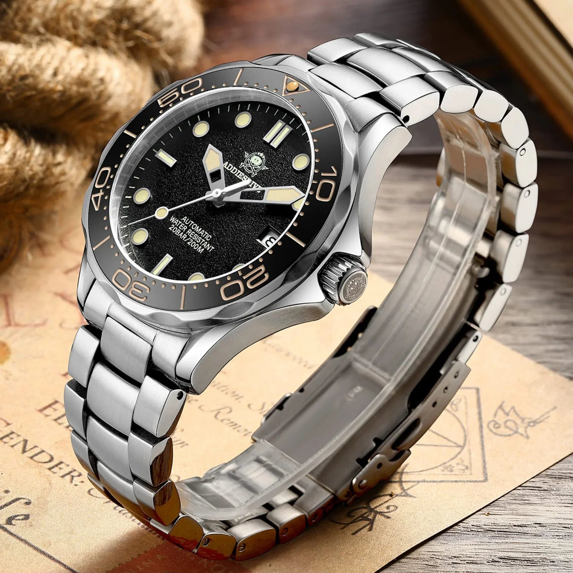 ADDIESDIVE® Seamaster Men's Automatic Divers Watch AD2106 - DREAM WATCHES