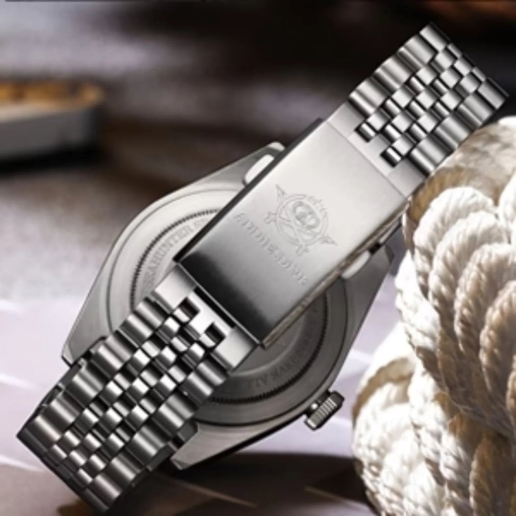 ADDIESDIVE Water Ghost Luxury Dive GMT Watch AD2050 with Swiss Movement - DREAM WATCHES