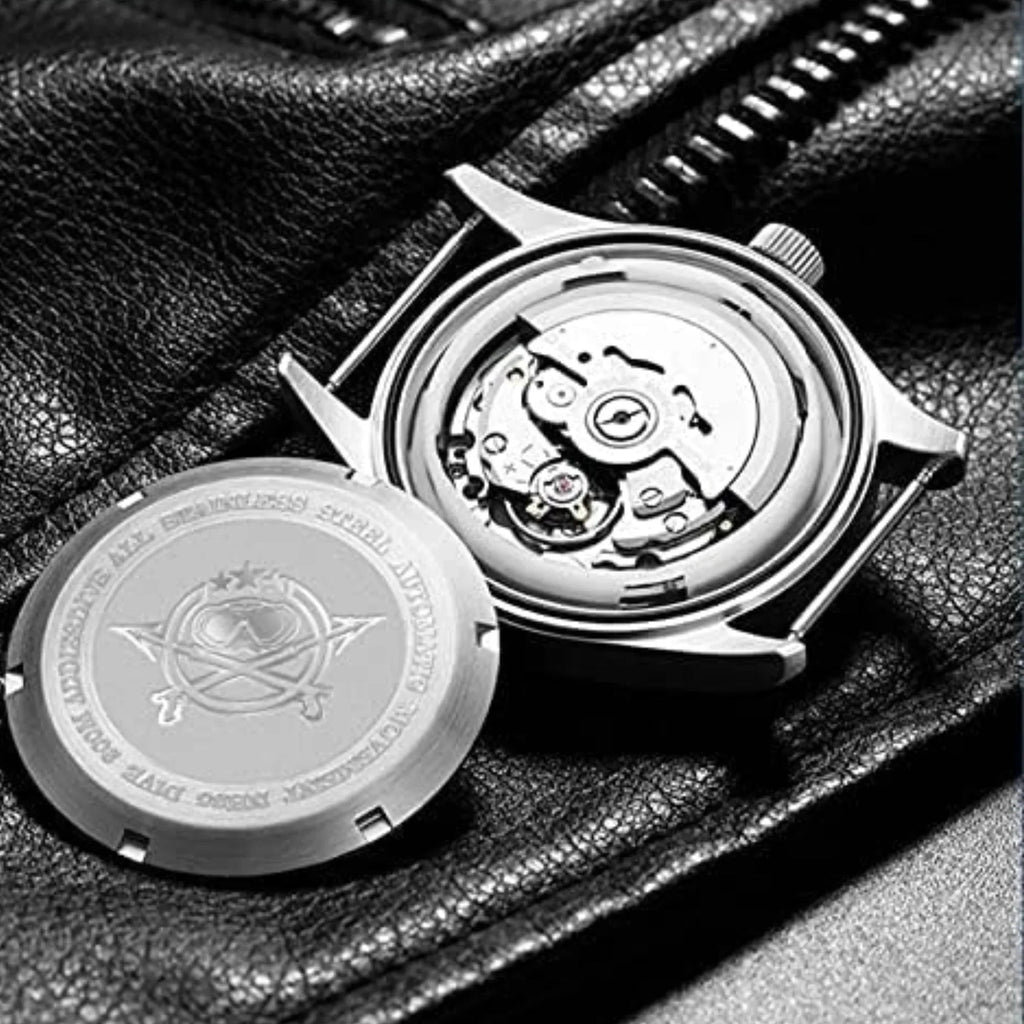 ADDIESDIVE®39mm Leather Men's Elegant Automatic Watch Diver 200M (MY-H2) - DREAM WATCHES