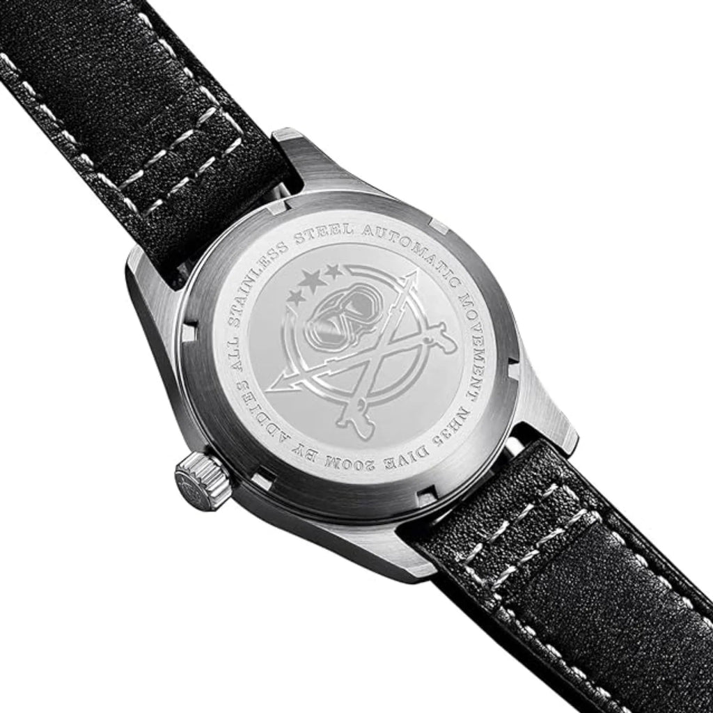 ADDIESDIVE®39mm Leather Men's Elegant Automatic Watch Diver 200M (MY-H2) - DREAM WATCHES