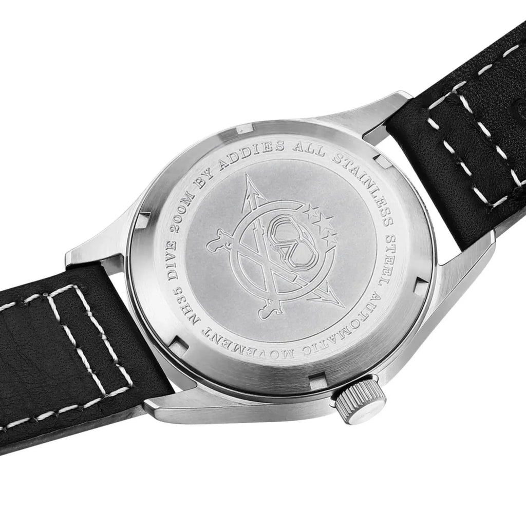 ADDIESDIVE®39mm Leather Men's Elegant Automatic Watch Diver 200M (MY-H2) - DREAM WATCHES