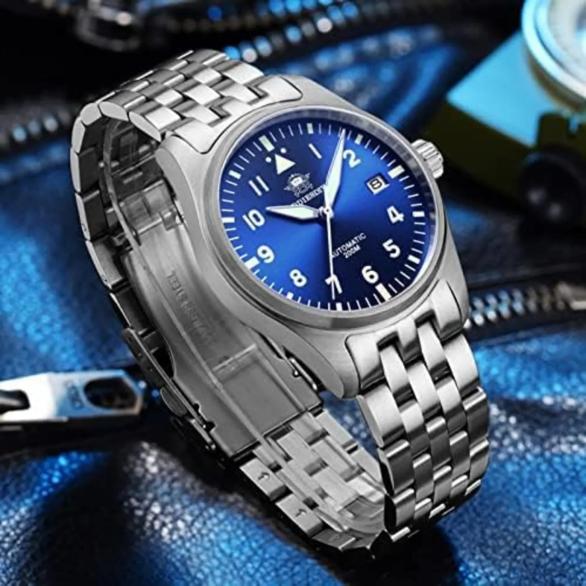 ADDIESDIVE®39mm Leather Men's Elegant Automatic Watch Diver 200M (MY-H2) - DREAM WATCHES