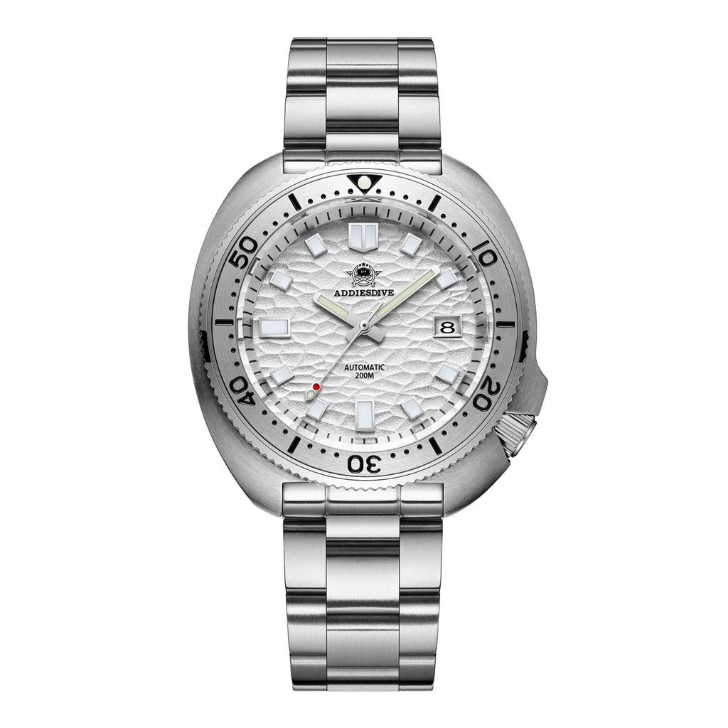 ADDIESDIVE®Turtle White Automatic Dive Watch 1970 Captain Willard Homage (AD2117) - DREAM WATCHES