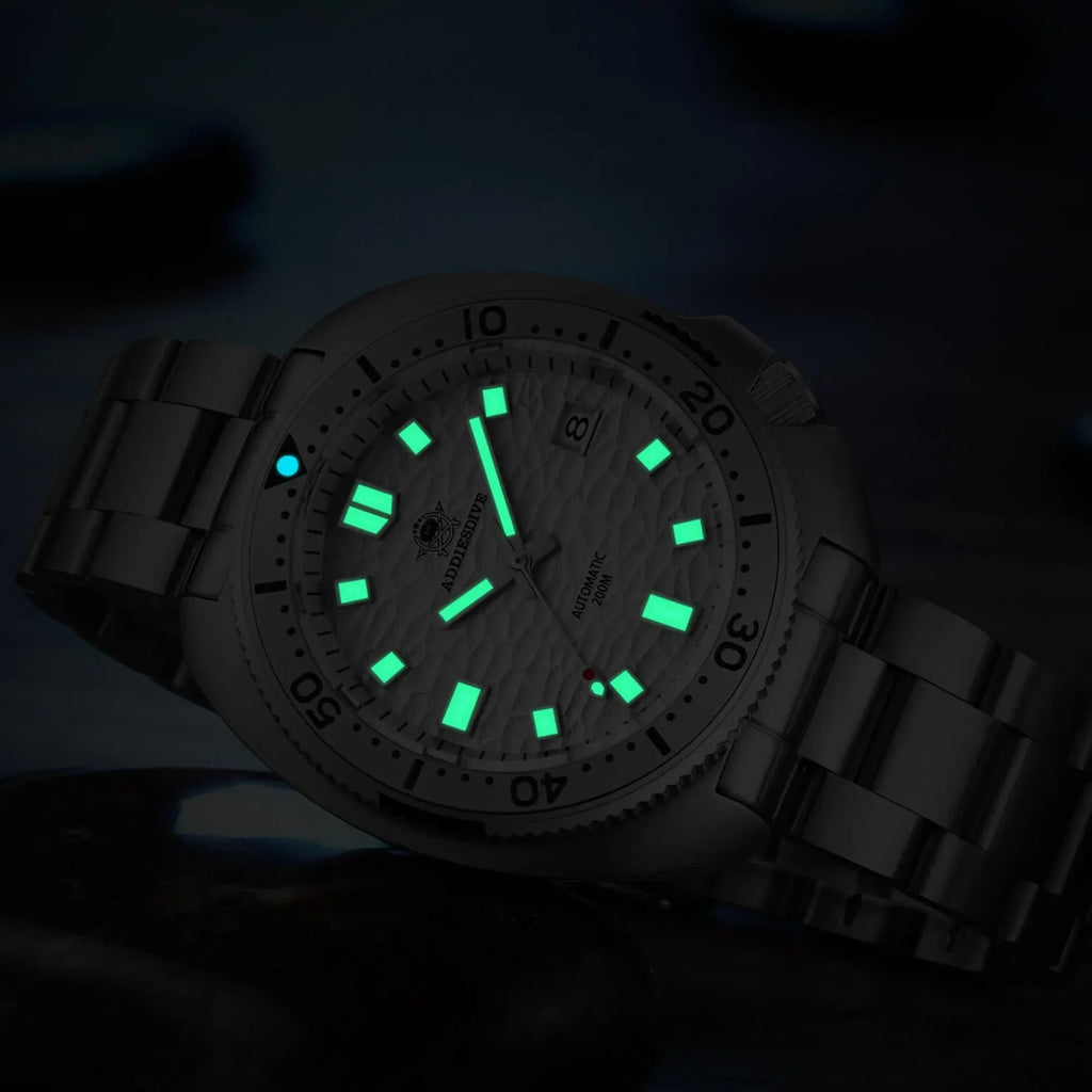 ADDIESDIVE®Turtle White Automatic Dive Watch 1970 Captain Willard Homage (AD2117) - DREAM WATCHES