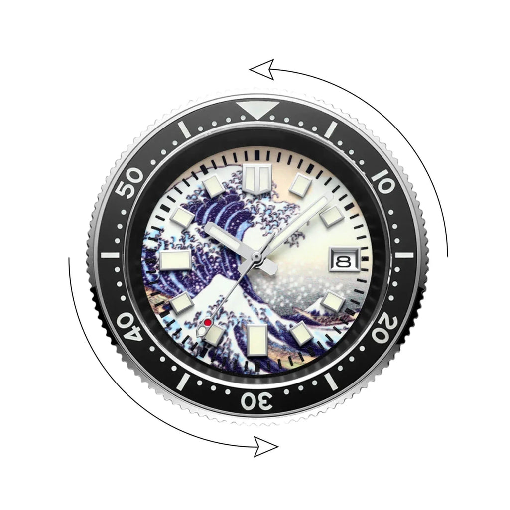 ADDIESIVE Diving Watch Synthetic Sapphire Crystal Luminous Dial 200M H8-Surf - DREAM WATCHES