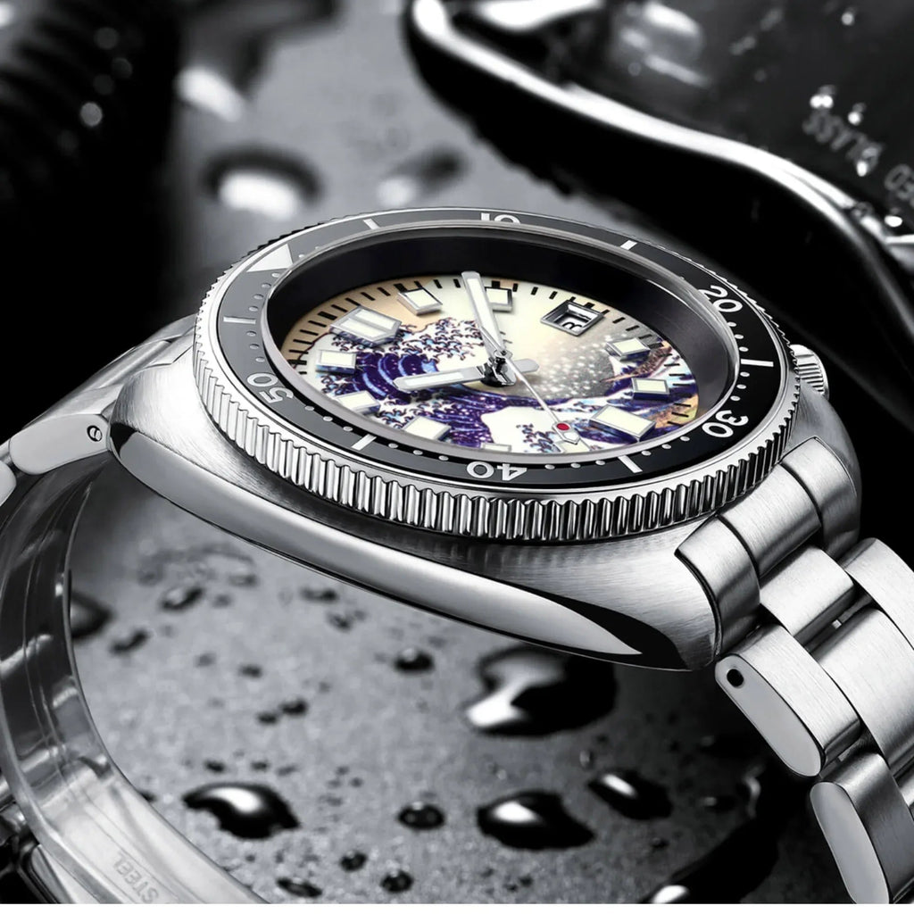 ADDIESIVE Diving Watch Synthetic Sapphire Crystal Luminous Dial 200M H8-Surf - DREAM WATCHES