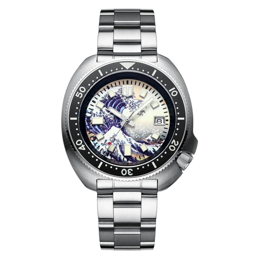 ADDIESIVE Diving Watch Synthetic Sapphire Crystal Luminous Dial 200M H8-Surf - DREAM WATCHES