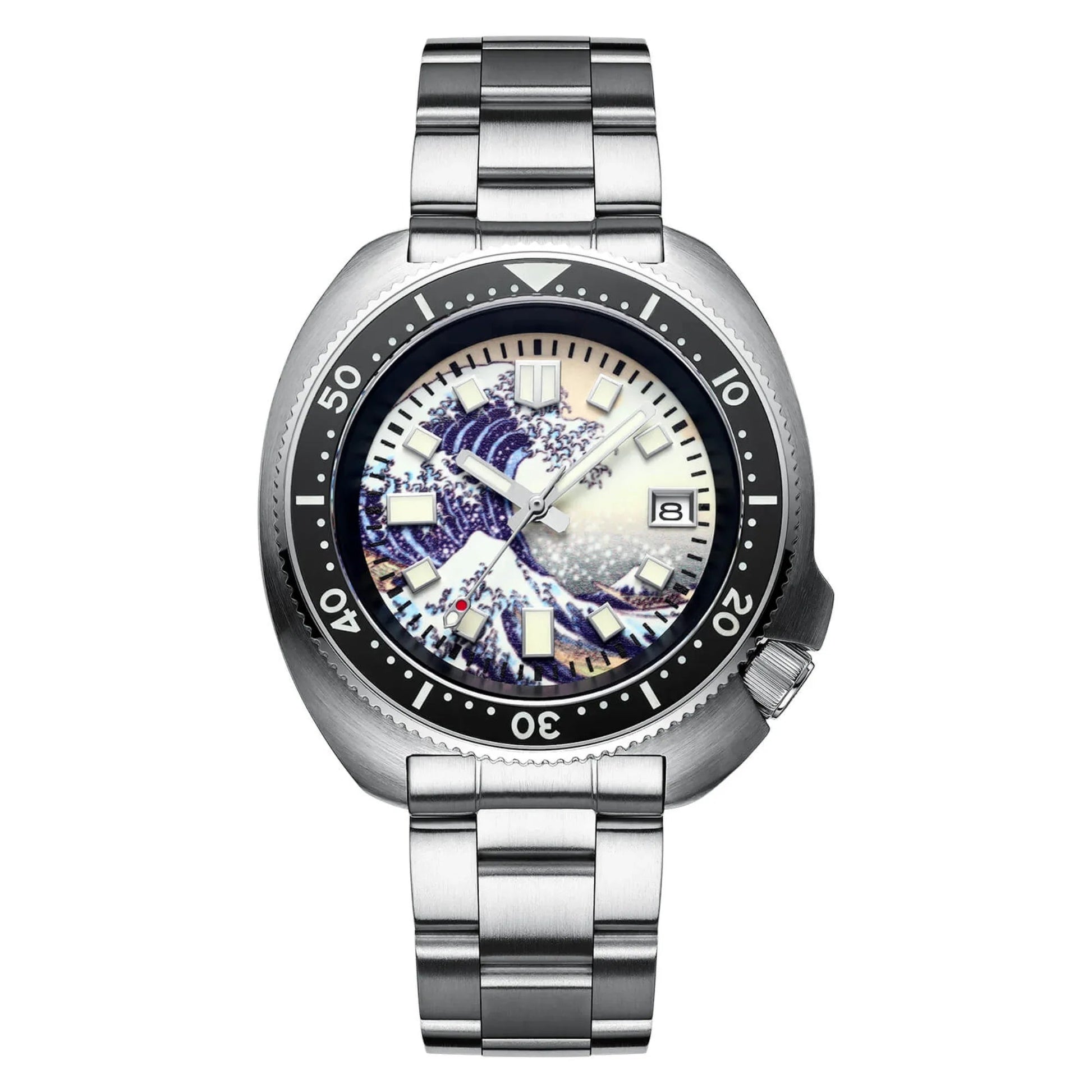 ADDIESIVE Diving Watch Synthetic Sapphire Crystal Luminous Dial 200M H8-Surf - DREAM WATCHES