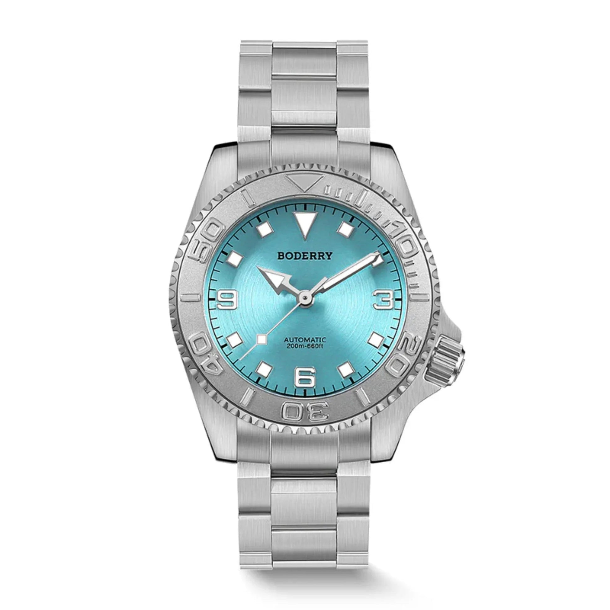 ADMIRAL 3-Hand No-Date - 200M Waterproof Titanium Automatic Diver Watch | Glacier Blue - DREAM WATCHES