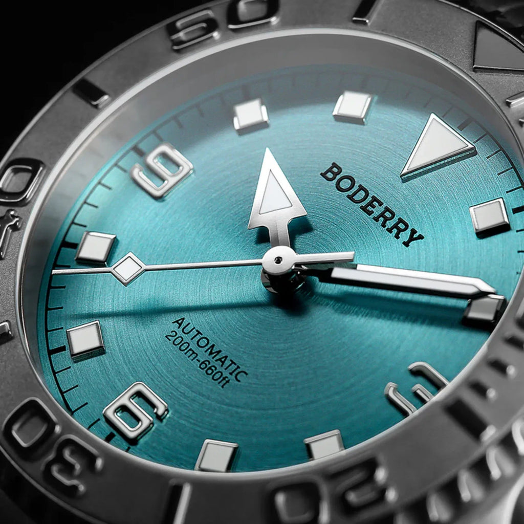 ADMIRAL 3-Hand No-Date - 200M Waterproof Titanium Automatic Diver Watch | Glacier Blue - DREAM WATCHES