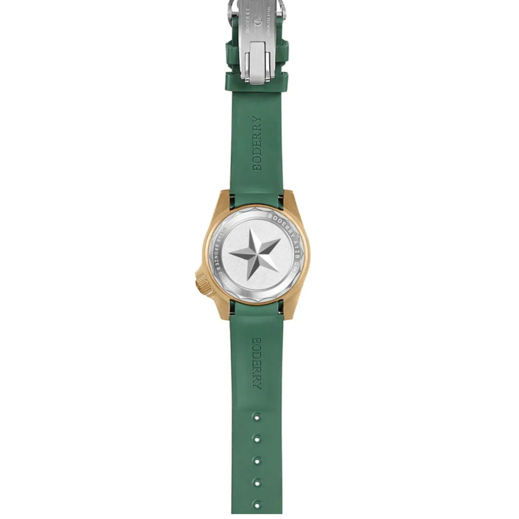 ADMIRAL GMT - 200M Waterproof Bronze Automatic Diver Watch | Green - DREAM WATCHES