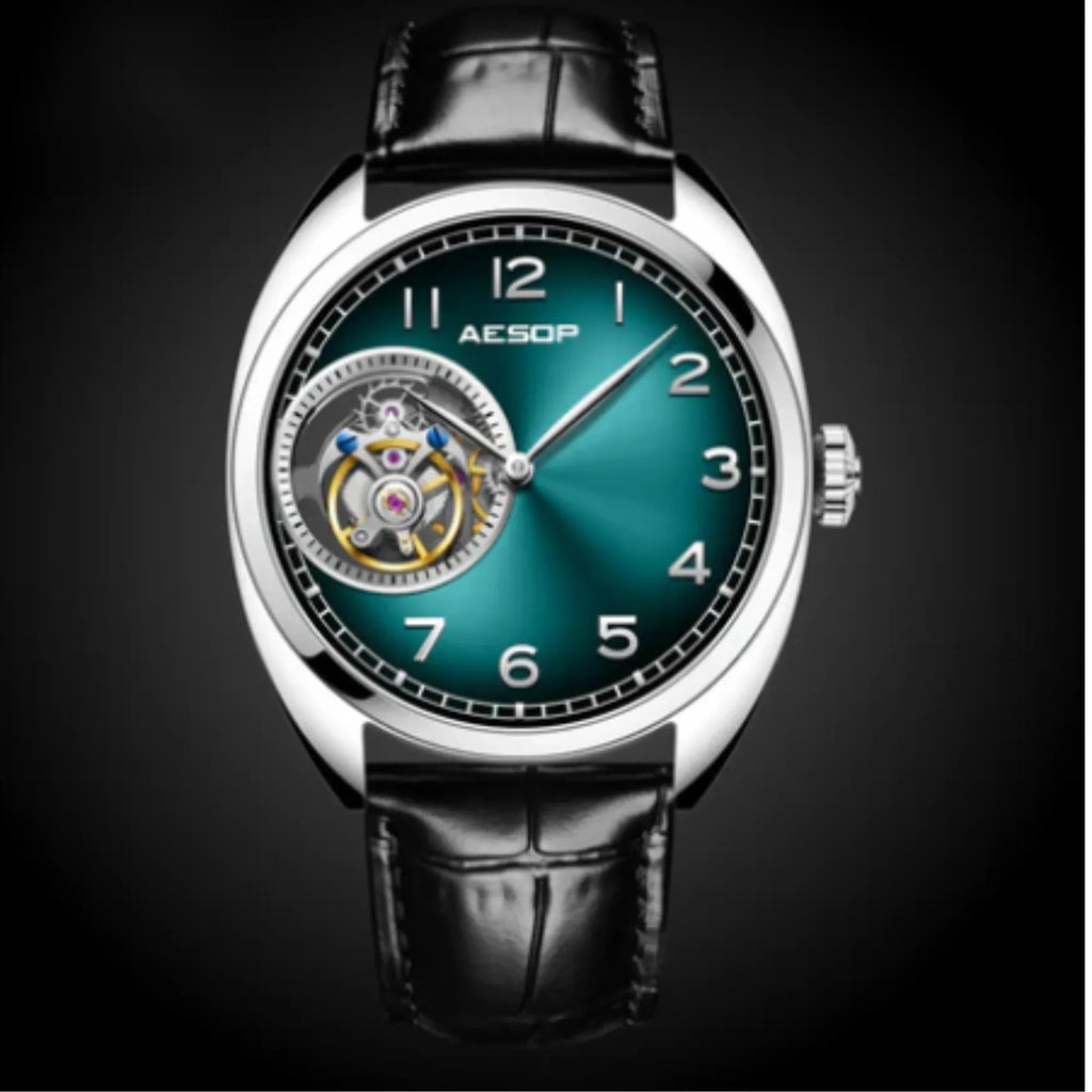 AESOP 9 Clock Original Diamond Tourbillon Movement 7056 - DREAM WATCHES